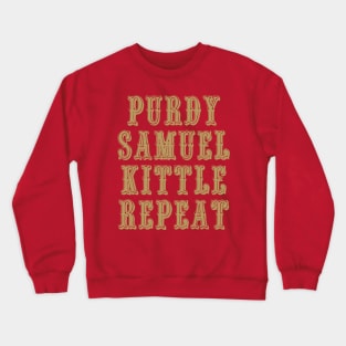 Purdy Samuel Kittle Repeat Crewneck Sweatshirt